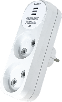 Световая розетка (аналоговая 10А/IP20) ФР-010 2288