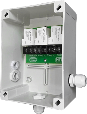 Герметичный контактор ГК-90А (3 х 30А/IP56) 2095