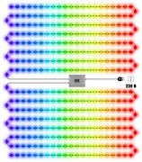 3D гирлянда 600 шариков 1 линия 140 метров (IP54) 18289